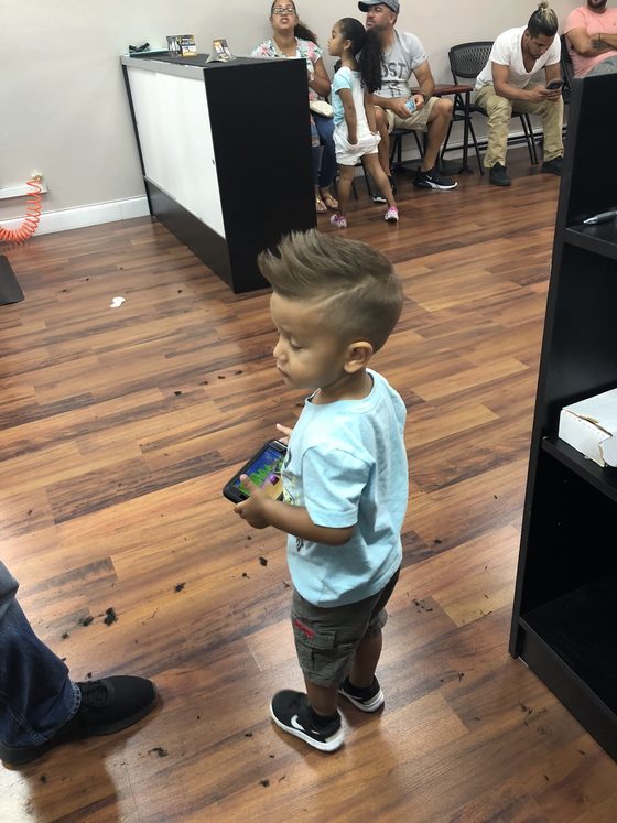 Fresh fade haircut at Yovany Barbershop #1 in Cape Coral, FL